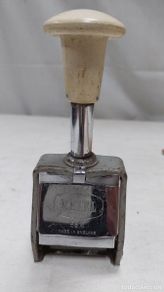 Escribanía: Antiguo numerador de gran tamaño bexel Inglaterra